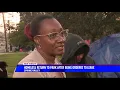 Homeless Return To Park After Being Ordered To Leave