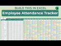 Build an Automated Attendance Tracker in Excel