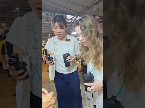 พาฝรั่งเทสระบบตลาดสดไทย ฝรั่งงงกินสิ่งนี้ได้จริงหรอ?