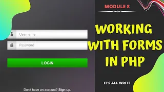8 - Working with Forms in PHP PHP Complete Guide for Beginners PHP Tutorial