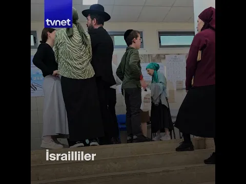 Oy kullanan İsrailliler birbirlerine girdiler! #shorts #israil
