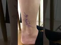 Little Flower Ankle Tattoo design