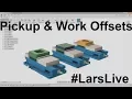Fusion 360 CAM CNC Mill Pickup Work Offsets G54 G55 81