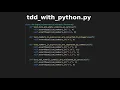 Python - TDD
