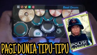 Download DJ SELAMAT PAGI DUNIA TIPU-TIPU X UMBRELLA - TIK TOK VIRAL (DJ DESA) | REAL DRUM COVER MP3