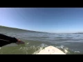 Gopro Surfing BLACKIES in Newport Beach California 2-10-15