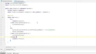 Java Semaphore Super Simple Example