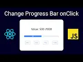 React js Button Click Progress Bar Animation Tutorial