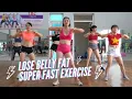 Lose Belly Fat Super Fast Exercise - Reduction Of Belly Fat Quickly | Zumba Class
