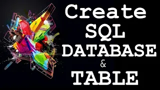 Create DATABASE and TABLE Using SQL Query and Microsoft SQL Server Management Studio SSMS