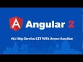 Angular2 CLI Http Service GET With Arrow function