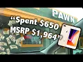 Ripping Off 4 Pawn Shops Near Me We Bought an Apple iPhone Laptop Zoom H4n Pro Beats Pill XL
