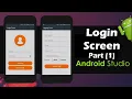 Android Login Screen Login Android Studio Android Studio Part 1
