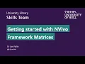 16 Framework matrix NVivo Release 1
