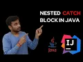 nested catch block in java nested block exceptions handling Skills021