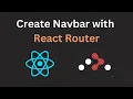 How to Create a NavBar using React Router