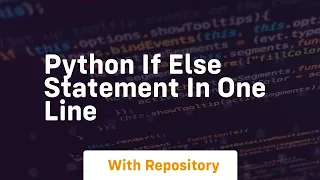 python if else statement in one line