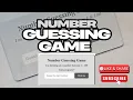 How to Create Number Guessing Game Javascript Project