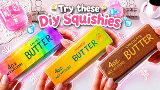 10 diy squishy ideas/Butter Squishy/viral squishy| paper craft/easy diy craft/ Foziya art and craft 