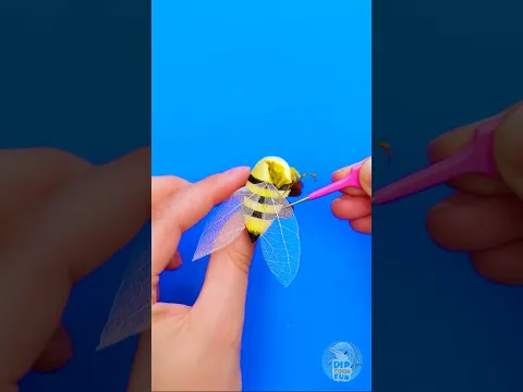 💍 Hey baby! Make a CUTE bee ring! 🐝 #Craft #Kids