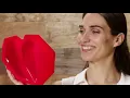 GARC Forma Red Diamond heart silicone mold video
