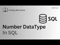 Number Datatype In SQL Precision and Scale In Number Datatype In SQL