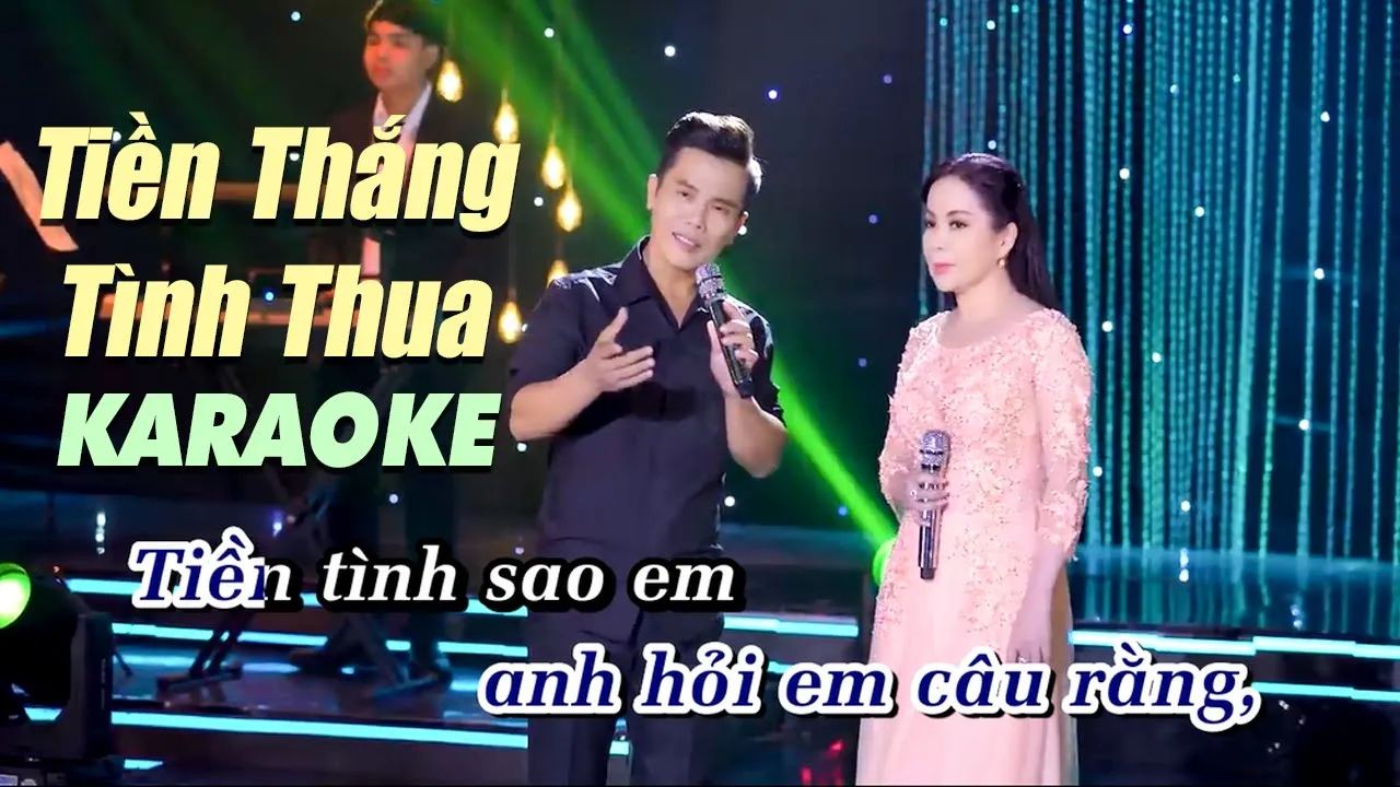 Tiền Thắng Tình Thua Karaoke Song Ca - Beat Chuẩn Lê Minh Trung & Ngọc Hoài Thương