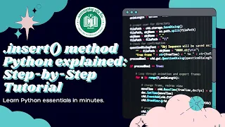 Mastering Lists in Python Inserting Elements with the insert Method