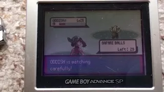 Shiny Oddish in Emerald after 4892 encounters Early Safari Week 2020