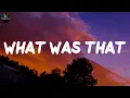 Download Lagu What Was That - Lorde (Lyrics)