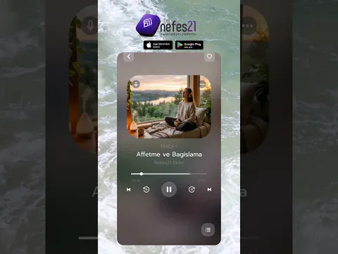 App Store ve Play Store’dan Nefes21 yazıp uygulamayı ücretsiz indirip hemen dinlemeye başla
