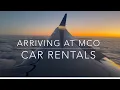 Orlando Airport MCO Walking Directions - Plane Arrival to Car Rentals