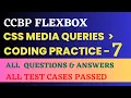 CSS Media Queries Coding Practice 7 FLEXBOX NxtWave CCBP 4 0