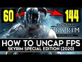How to Unlock Framerate in Skyrim Special Edition 2020 - Remove FPS Limit Fix Physics More