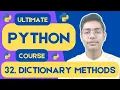 Dictionary Methods in Python Python Tutorial - Day