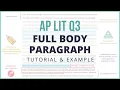 AP Lit Q3 FULL Body Paragraph Example Master the Literary Argument Essay