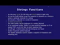 PRES6 STRING FUNCTIONS - WORKING WITH STRINGS IN PYTHON