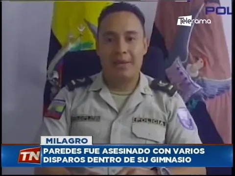 Investigan el asesinato de Álex El León Paredes