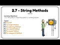 2 7 - String Methods