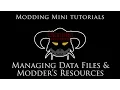 Modding Tutorials Data file management