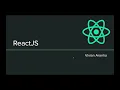 ReactJS Part 10 Properties of React Components Getting Started w ReactJS Learn in 15 Minutes