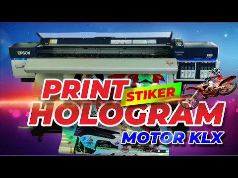 Download MP3 Holographic sticker printing with epson