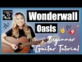 Wonderwall Guitar Lesson Tutorial EASY - Oasis Chords Strumming PlayAlong Beginner Friendly