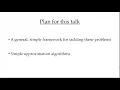 Ordered Optimization Problems