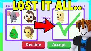 Trading in Adopt Me But I Have To Accept EVERY OFFER Gone Wrong