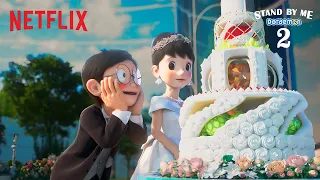 nobita and shizuka get married stand by me doraemon 2 hindi clip