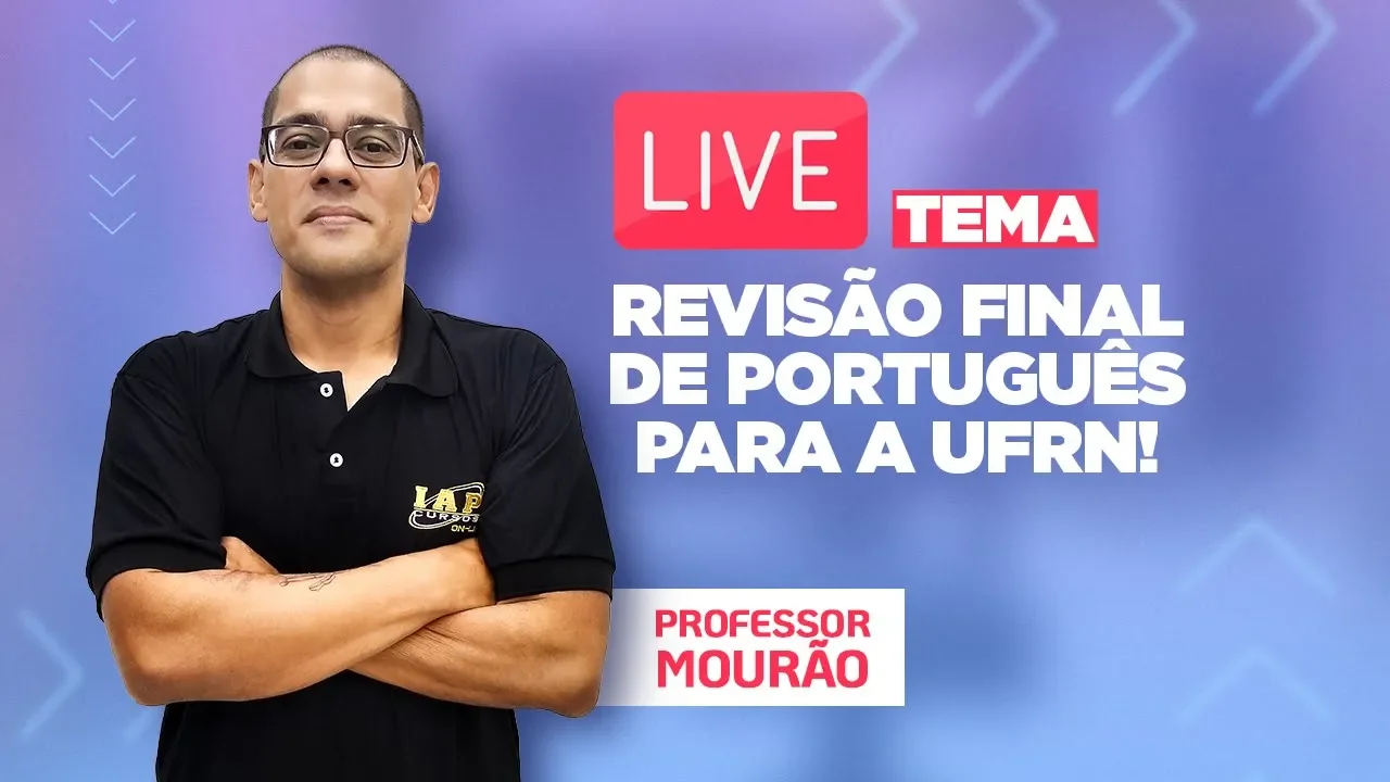 REVISÃO FINAL DE PORTUGUÊS PARA UFRN!