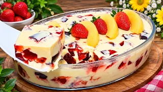 Postre fácil rapido y delicioso - sobremesa /Cocina con Jenny 
