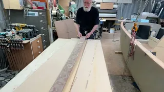 Gluing the Tufnol reenforcement.