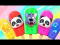 Lagu Rainbow Ice Pop | Learn Fruits | Colors Song | Nursery Rhymes \u0026 Kids Songs | BabyBus